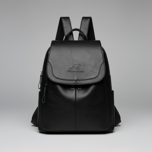 Elegant Leather Backpack | Women's Work and Everyday Bag