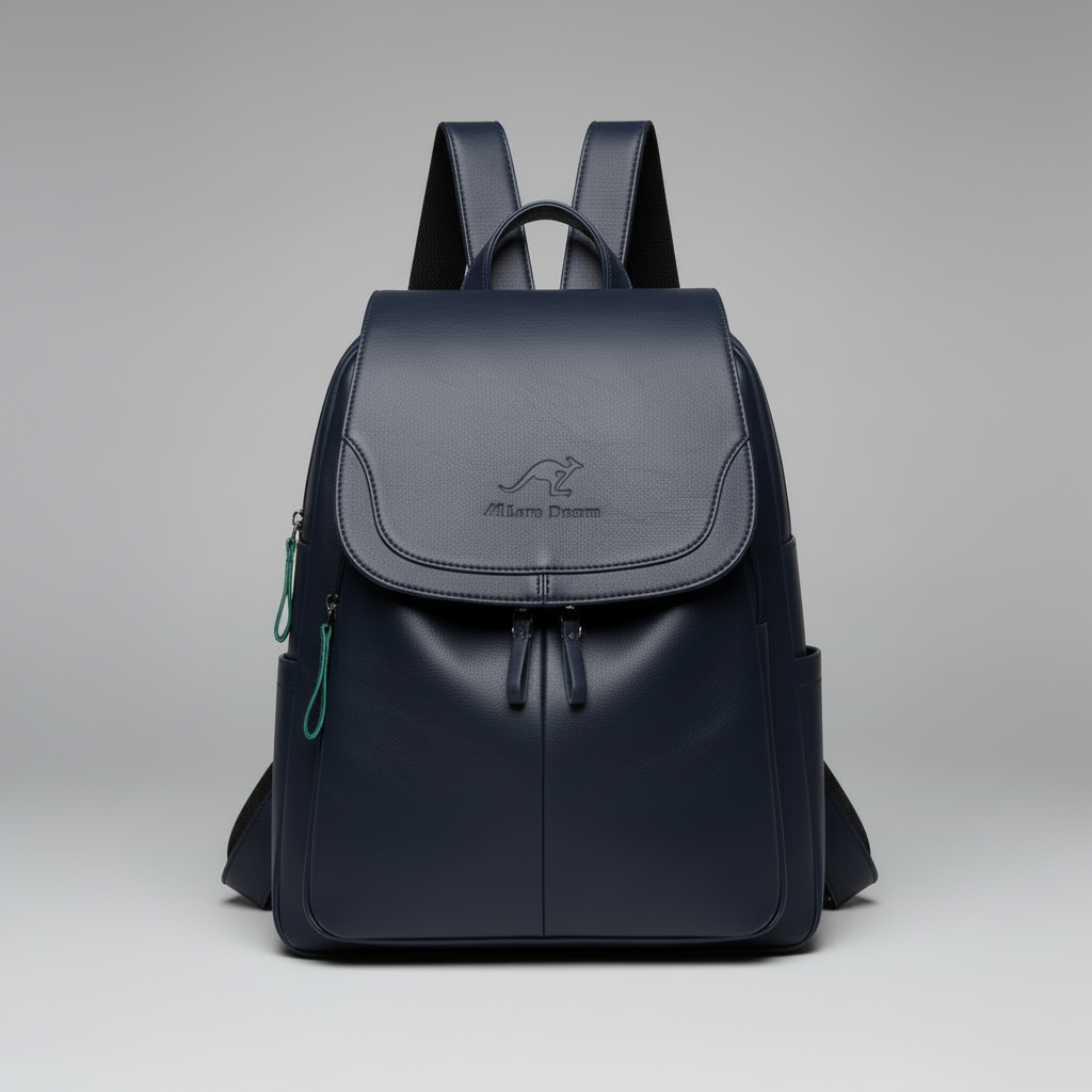 Elegant Leather Backpack | Women's Work and Everyday Bag