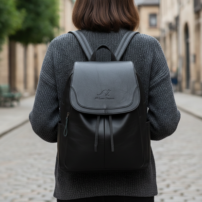 Elegant Leather Backpack | Women's Work and Everyday Bag