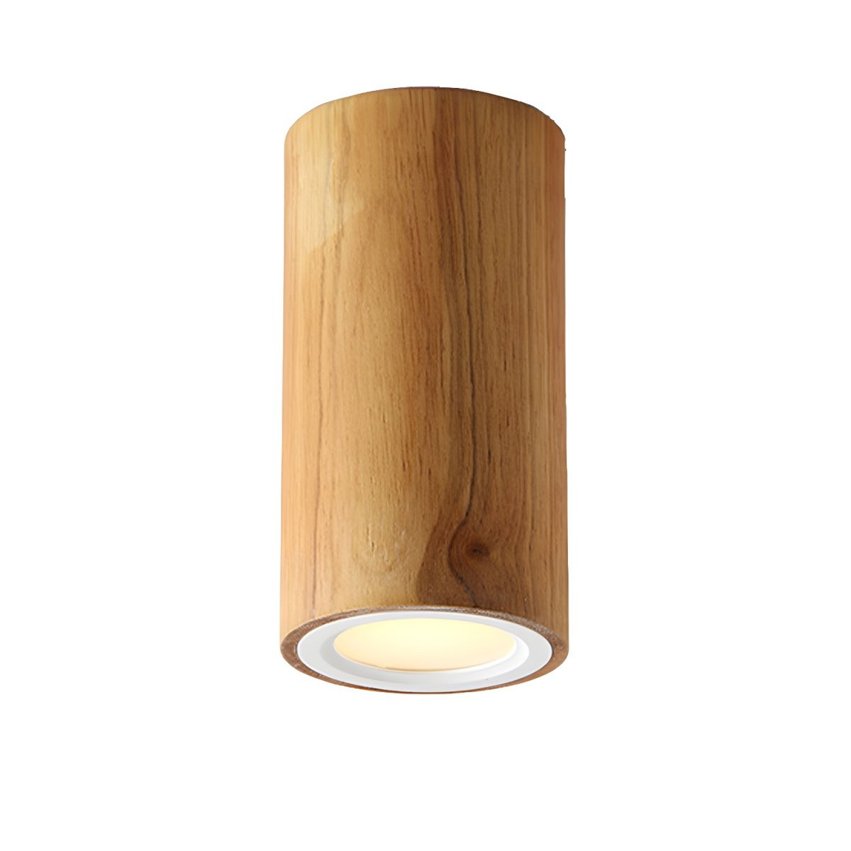 Wood Cylinder Ceiling Light Nordic Style Fixture | Lynaro