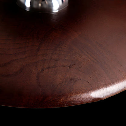 Wood Globe Flush Mount Ceiling Light Nordic Style | Velmora