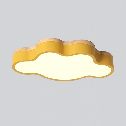 Wooden LED Cloud Ceiling Light Scandinavian Style | Velqen