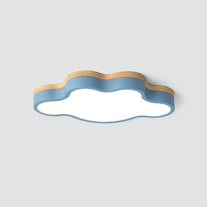 Wooden LED Cloud Ceiling Light Scandinavian Style | Velqen