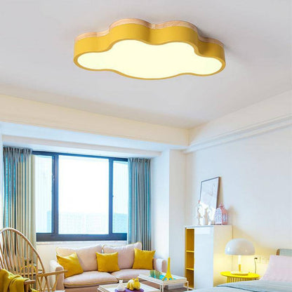 Wooden LED Cloud Ceiling Light Scandinavian Style | Velqen
