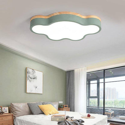 Wooden LED Cloud Ceiling Light Scandinavian Style | Velqen