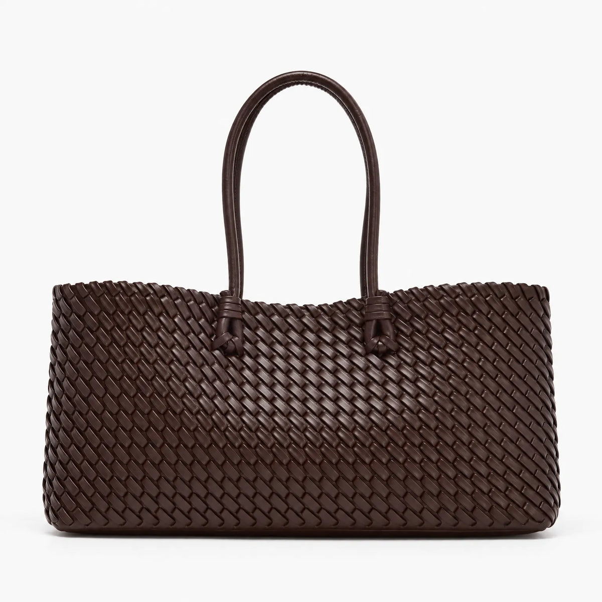 Woven Satchel Tote Bag