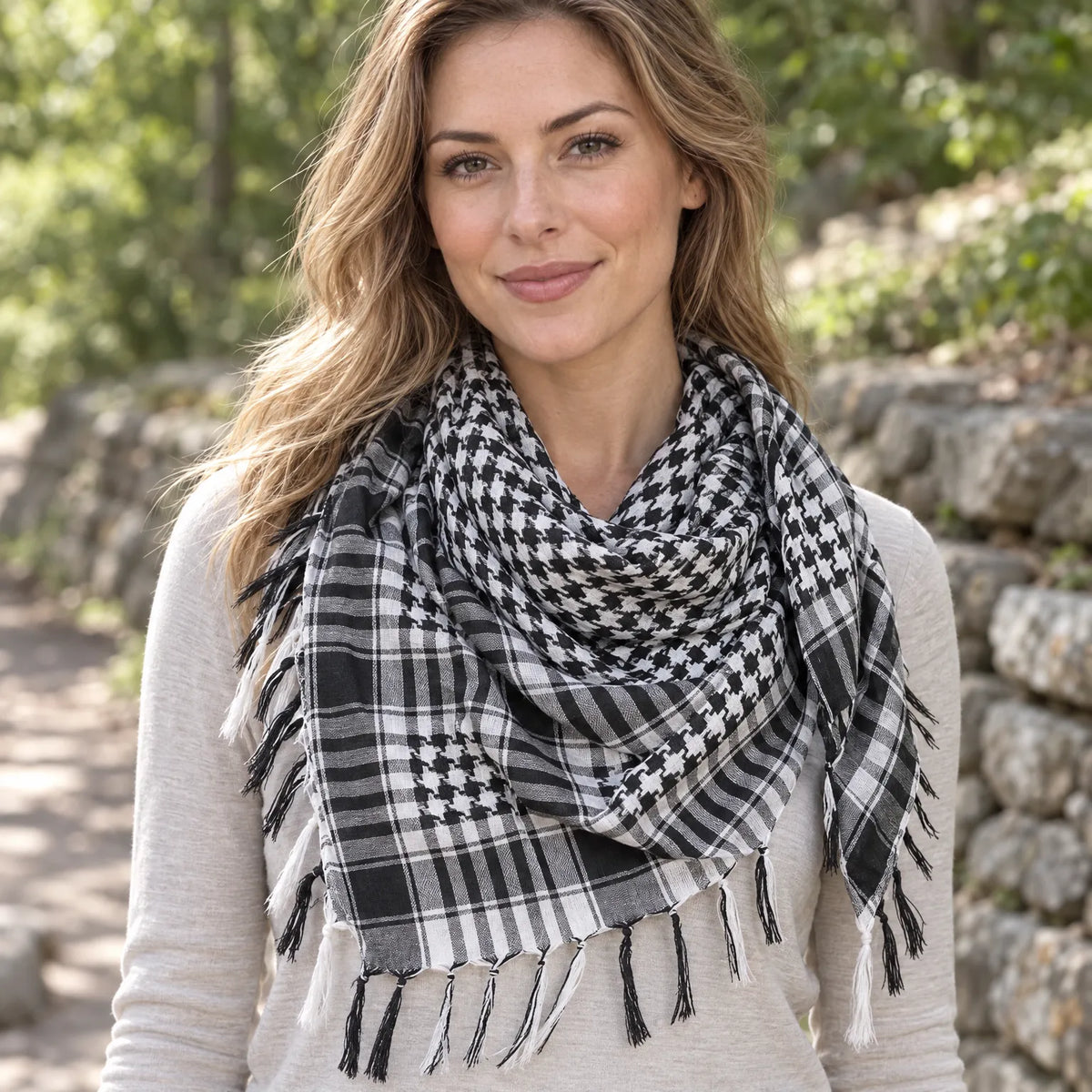 Woven Tactical Shemagh Keffiyeh Scarf